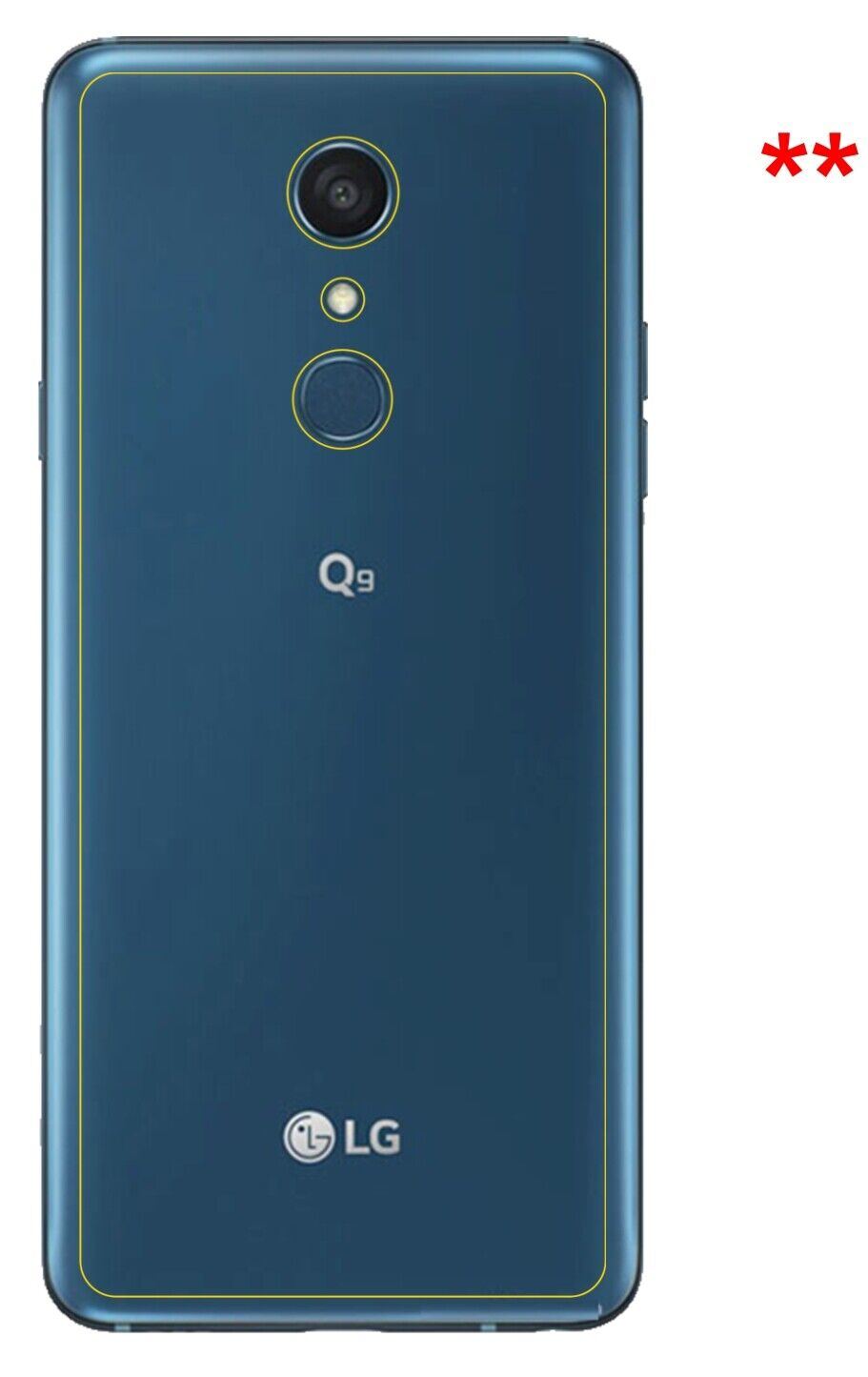 1x 9H Schutzfolie matt für LG Q9 One Rückseite Pan (9)