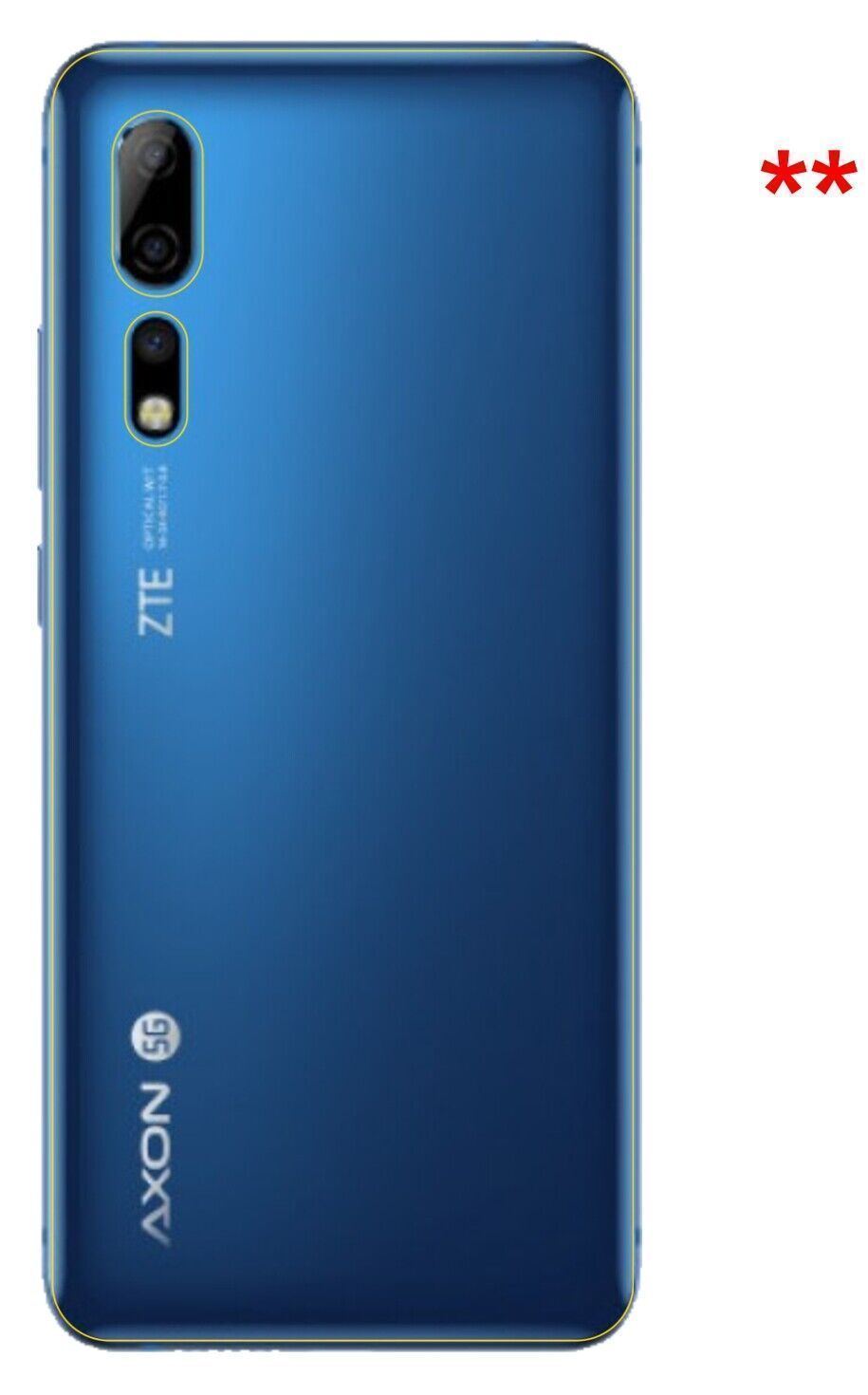 5x Schutzfolie klar für Axon 10 Pro Rückseite Disp (5)