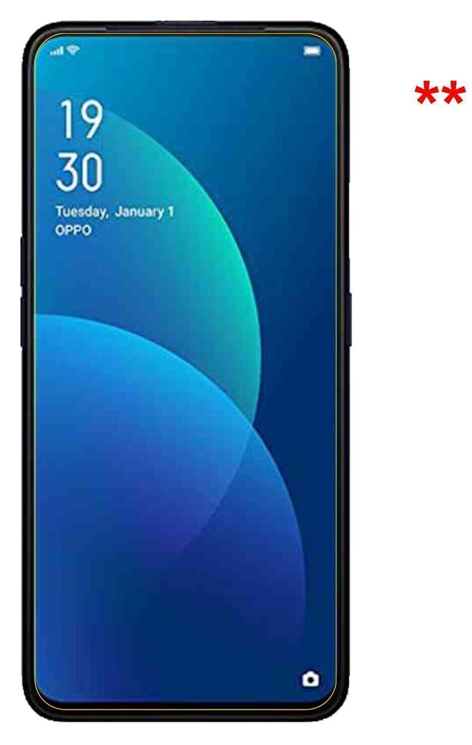 Blickschutzfolie für Oppo F11 matt Schutzfolie Pri (5)