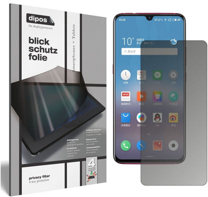 Blickschutzfolie für Meizu Note 9 matt Schutzfolie (2)