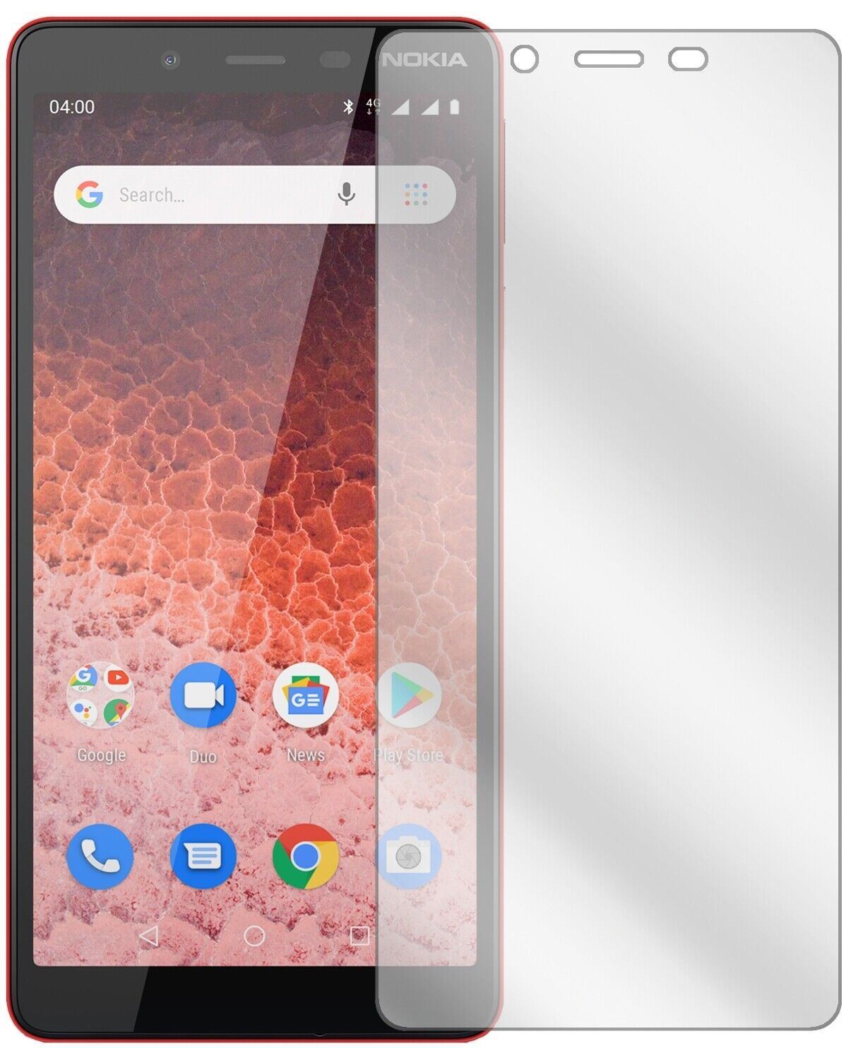 5x Schutzfolie klar für Nokia 1 Plus Display-Schut (1)