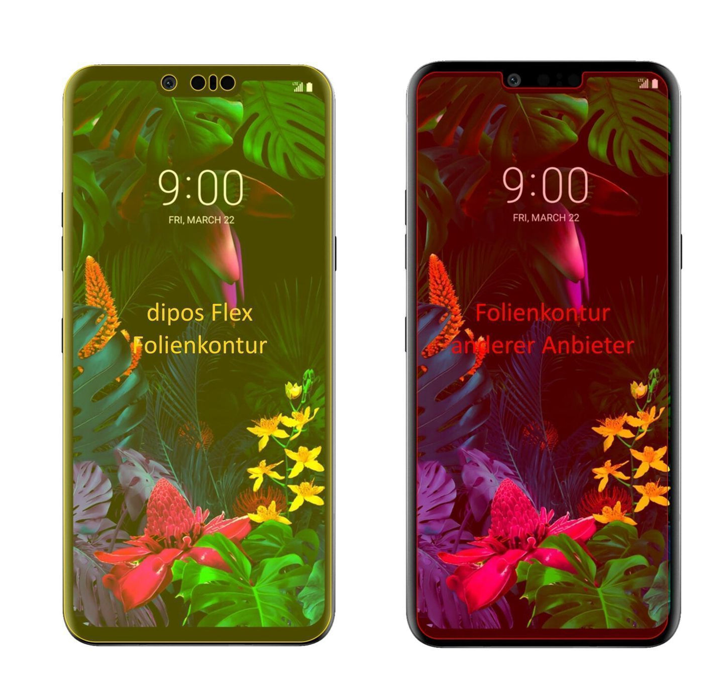 3x 3D Full Cover Schutzfolie für LG G8 ThinQ (2)
