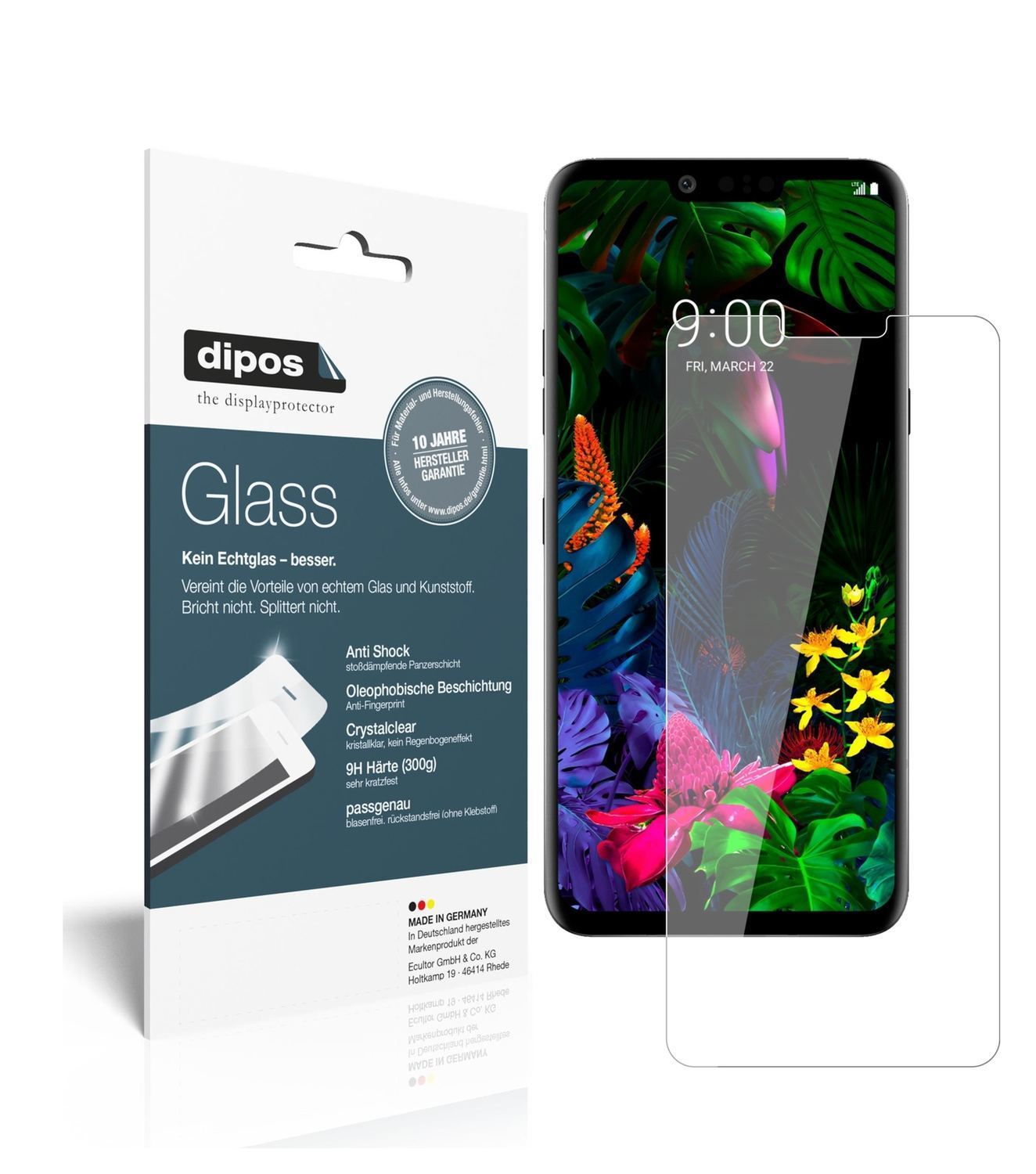 2x 9H Schutzfolie für LG G8 ThinQ Panzerfolie (1)