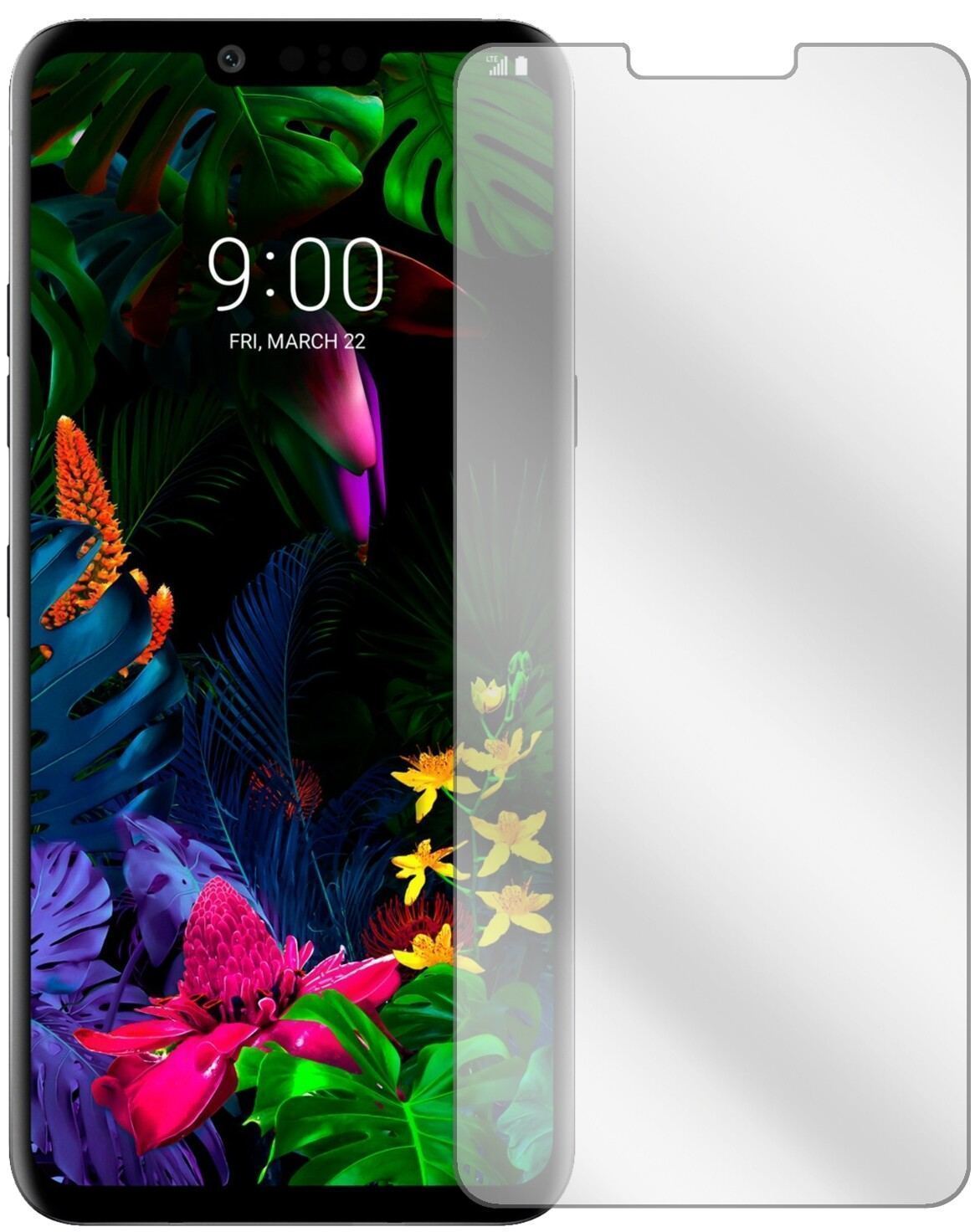 6x Schutzfolie klar für LG G8 ThinQ Display-Schutz (2)