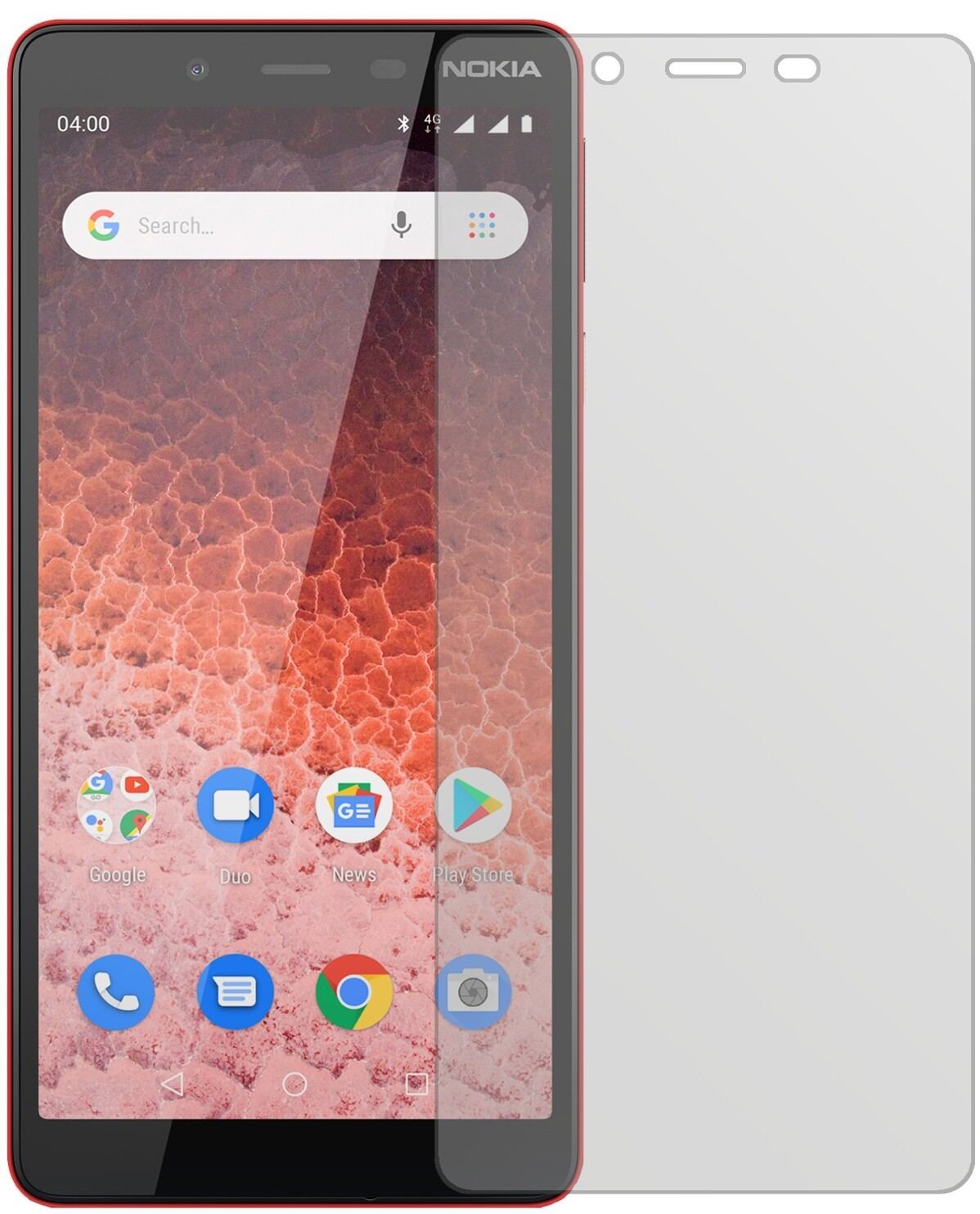 2x Schutzfolie matt für Nokia 1 Plus Display-Schut (2)