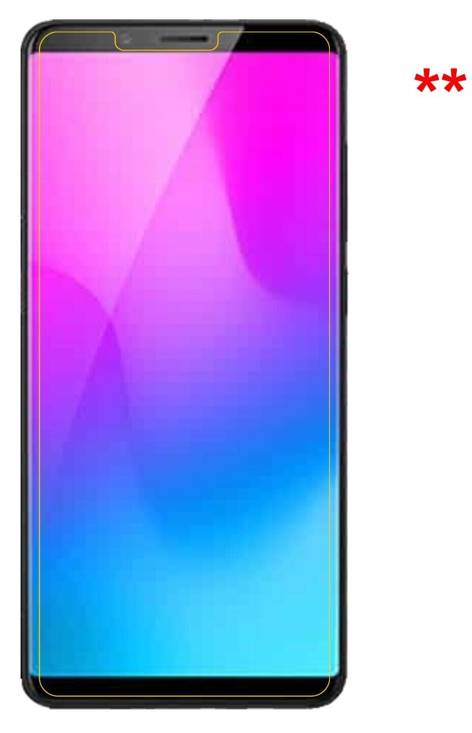 Blickschutzfolie für ZTE Nubia M3 matt Schutzfolie (5)