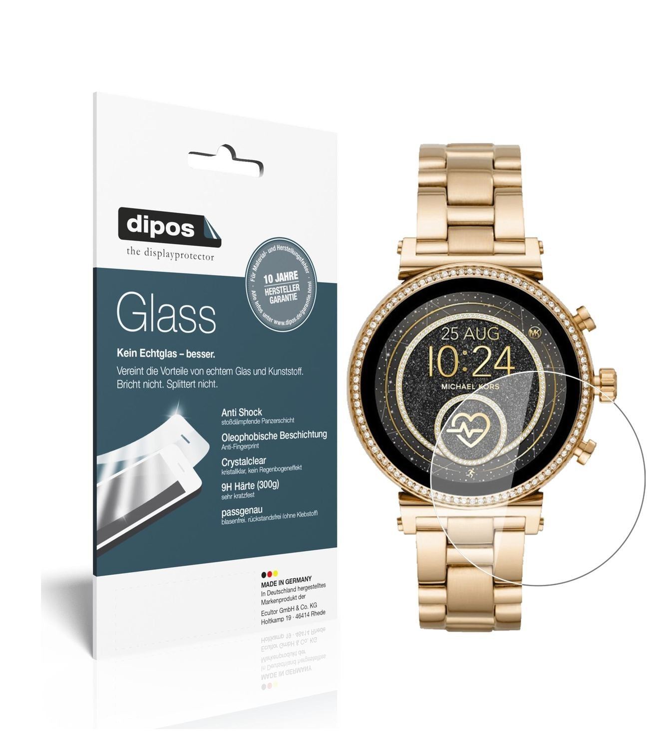 2x 9H Schutzfolie für Michael Kors Sofie 2.0 Smart (1)