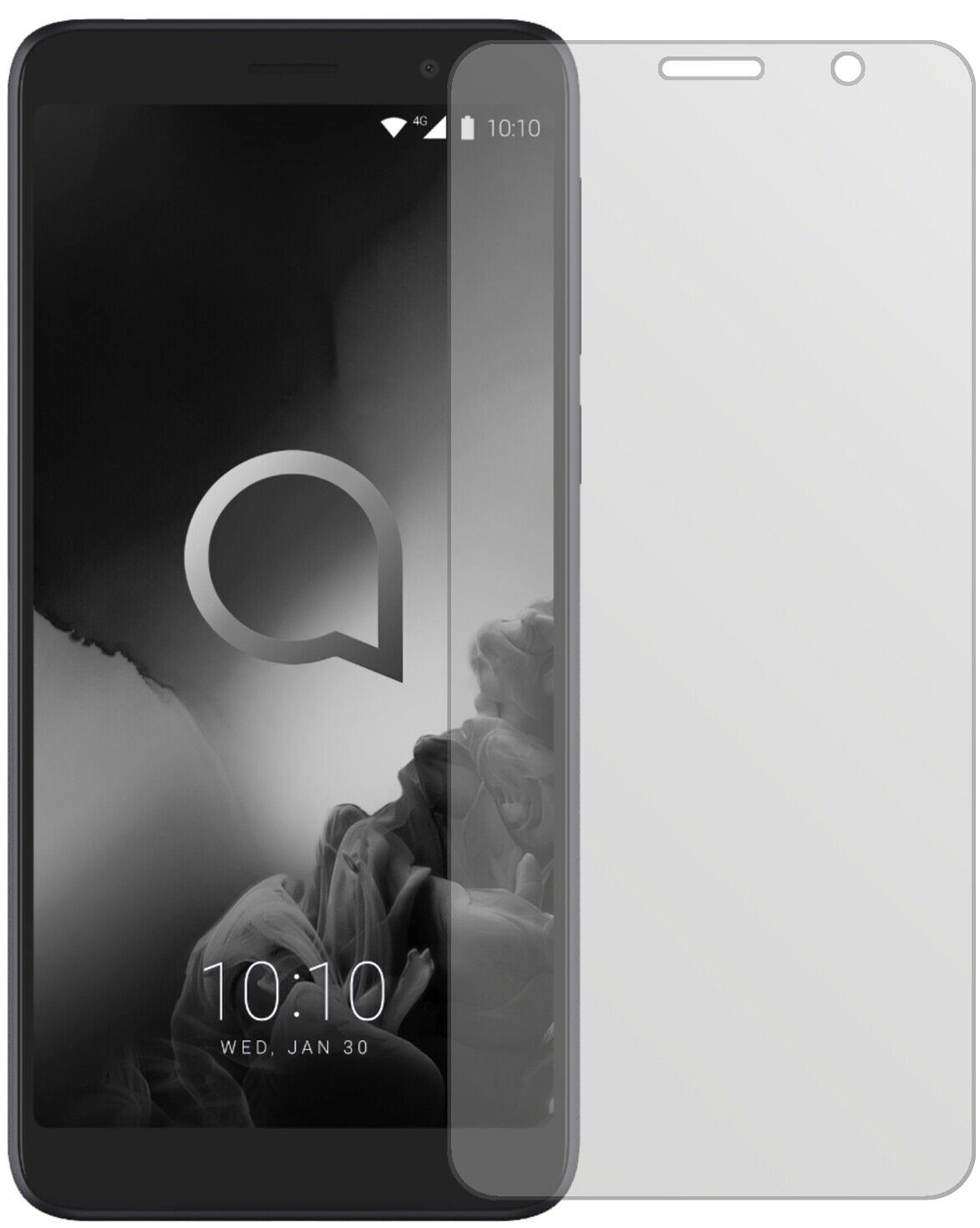 5x Schutzfolie matt für Alcatel 1C (2019) Display- (1)