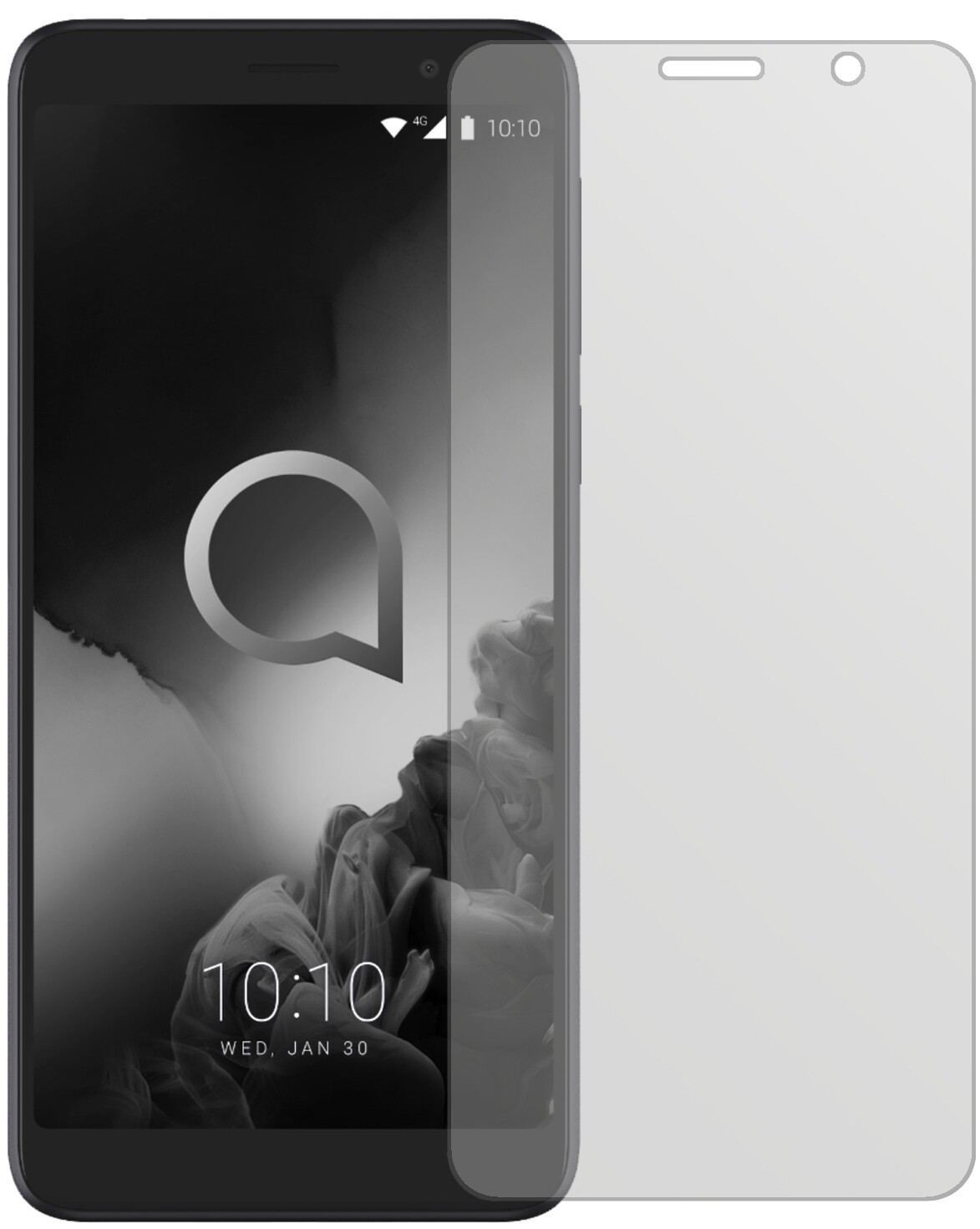 2x Schutzfolie matt für Alcatel 1C (2019) Display- (2)