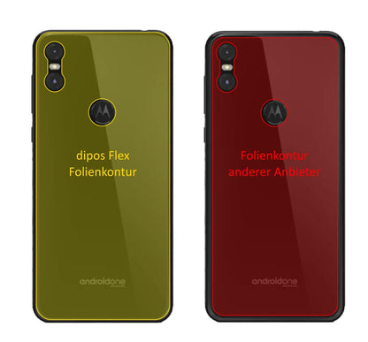 3x 3D Full Cover Schutzfolie für Motorola One Rück (2)