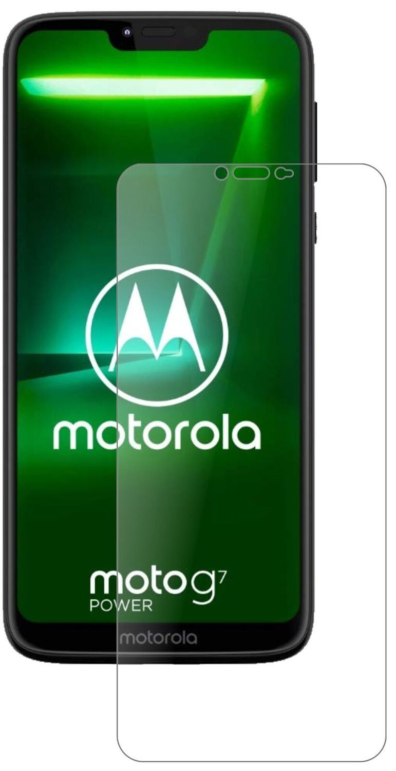1x 9H Schutzfolie matt für Motorola Moto G7 Power  (1)