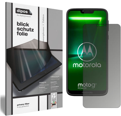 Blickschutzfolie für Motorola Moto G7 Power matt S (2)
