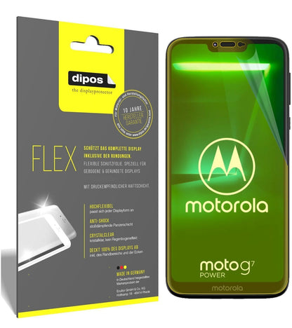 3x 3D Full Cover Schutzfolie für Motorola Moto G7  (1)