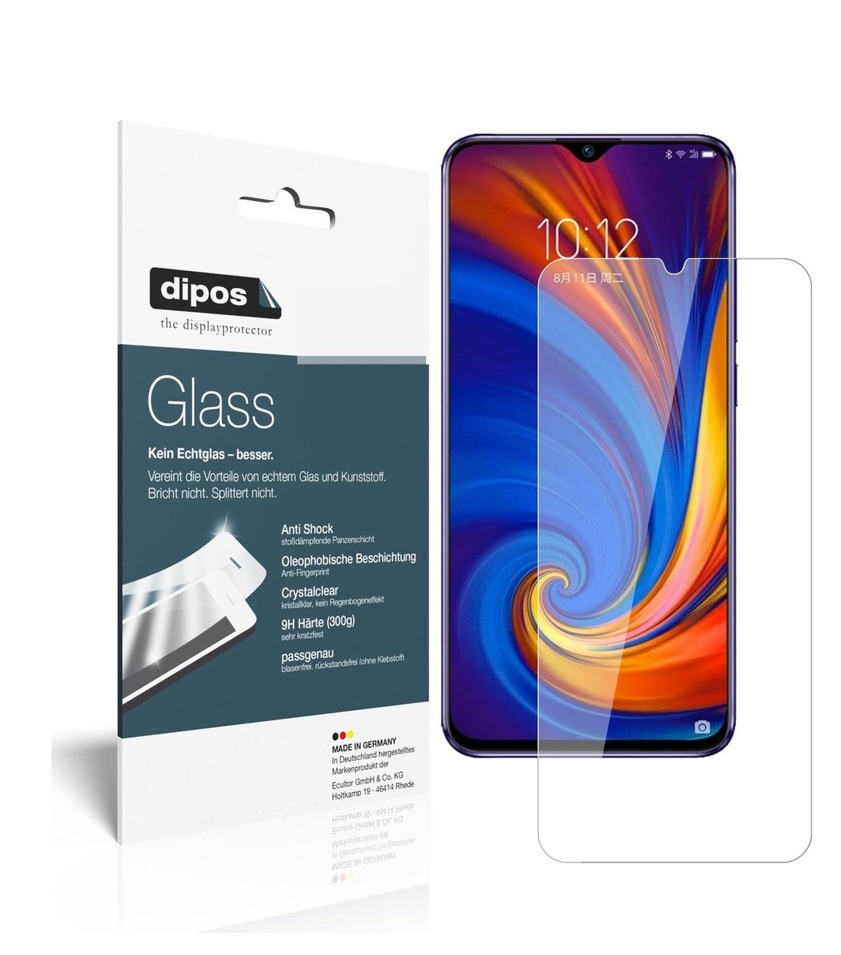 2x 9H Schutzfolie für Lenovo Z5s Panzerfolie (1)