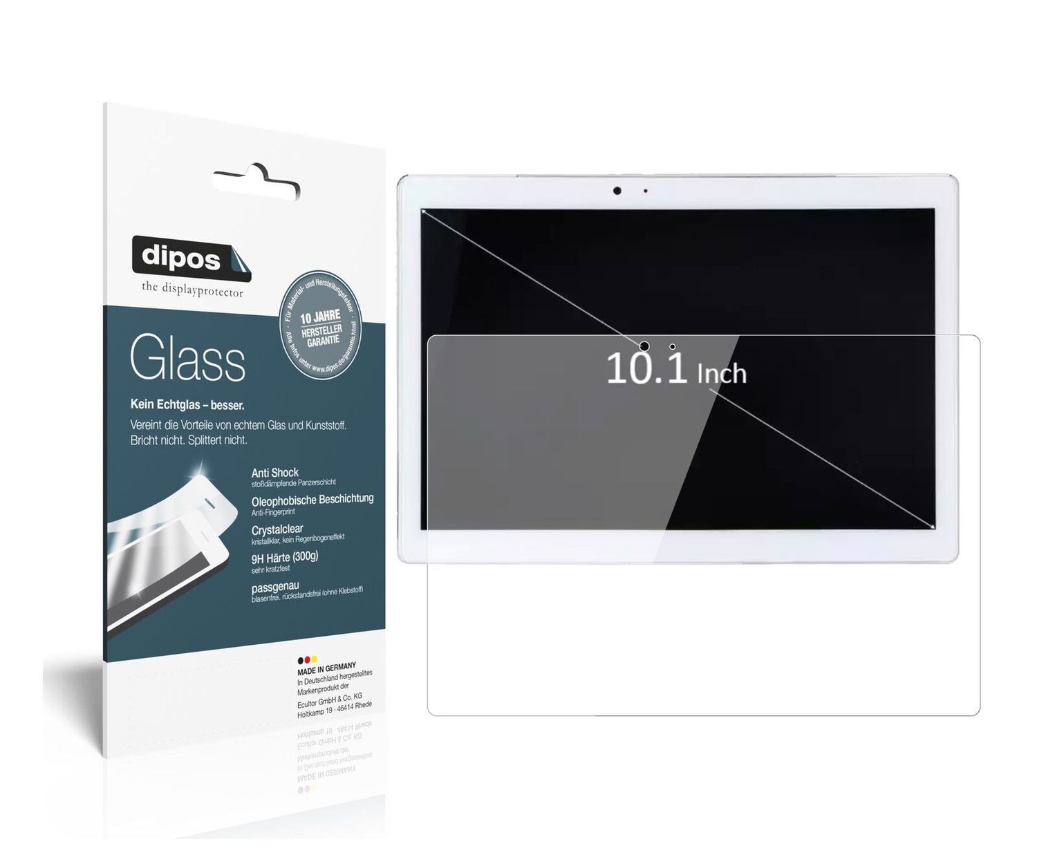 1x 9H Schutzfolie für Teclast TPad T10 Panzerfolie (2)