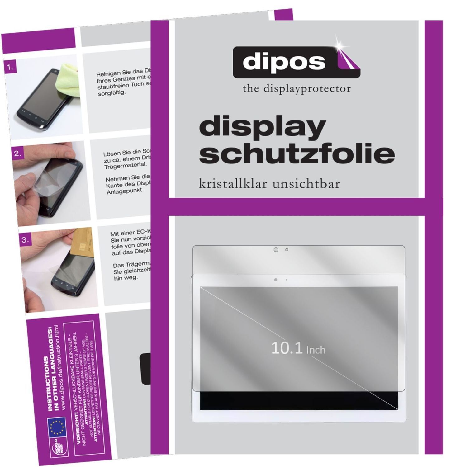 1x Schutzfolie klar für Teclast TPad T10 Display-S (2)