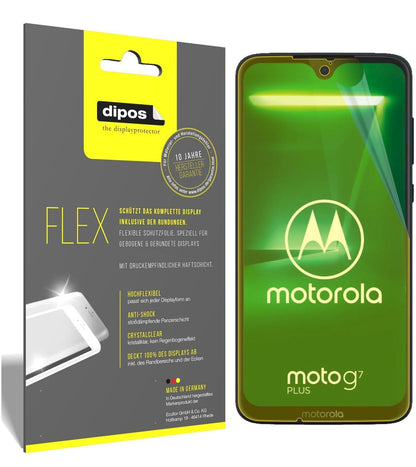 3x 3D Full Cover Schutzfolie für Motorola Moto G7  (1)