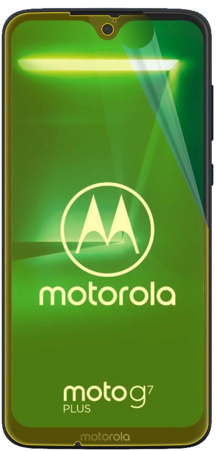 3x 3D Full Cover Schutzfolie für Motorola Moto G7  (3)