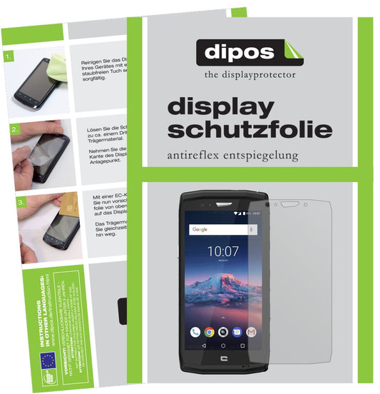 2x Schutzfolie matt für Crosscall Trekker X4 Displ (1)