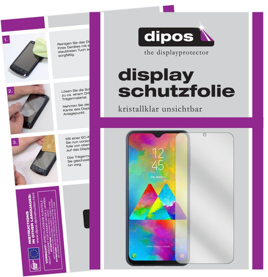 6x Schutzfolie klar für Samsung Galaxy M20 Display (1)