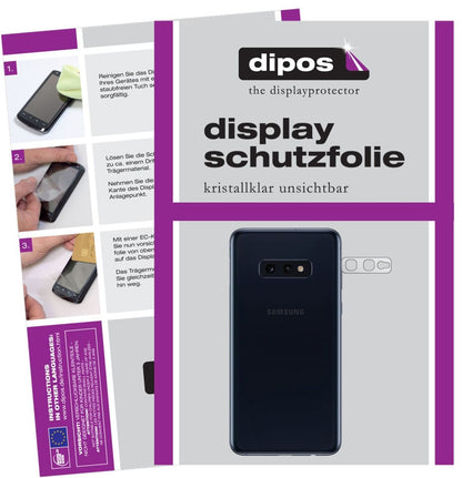 5x Schutzfolie klar für Samsung Galaxy S10e Kamera (2)