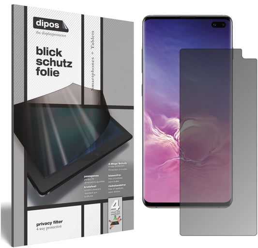 Blickschutzfolie für Samsung Galaxy S10 Plus matt  (1)