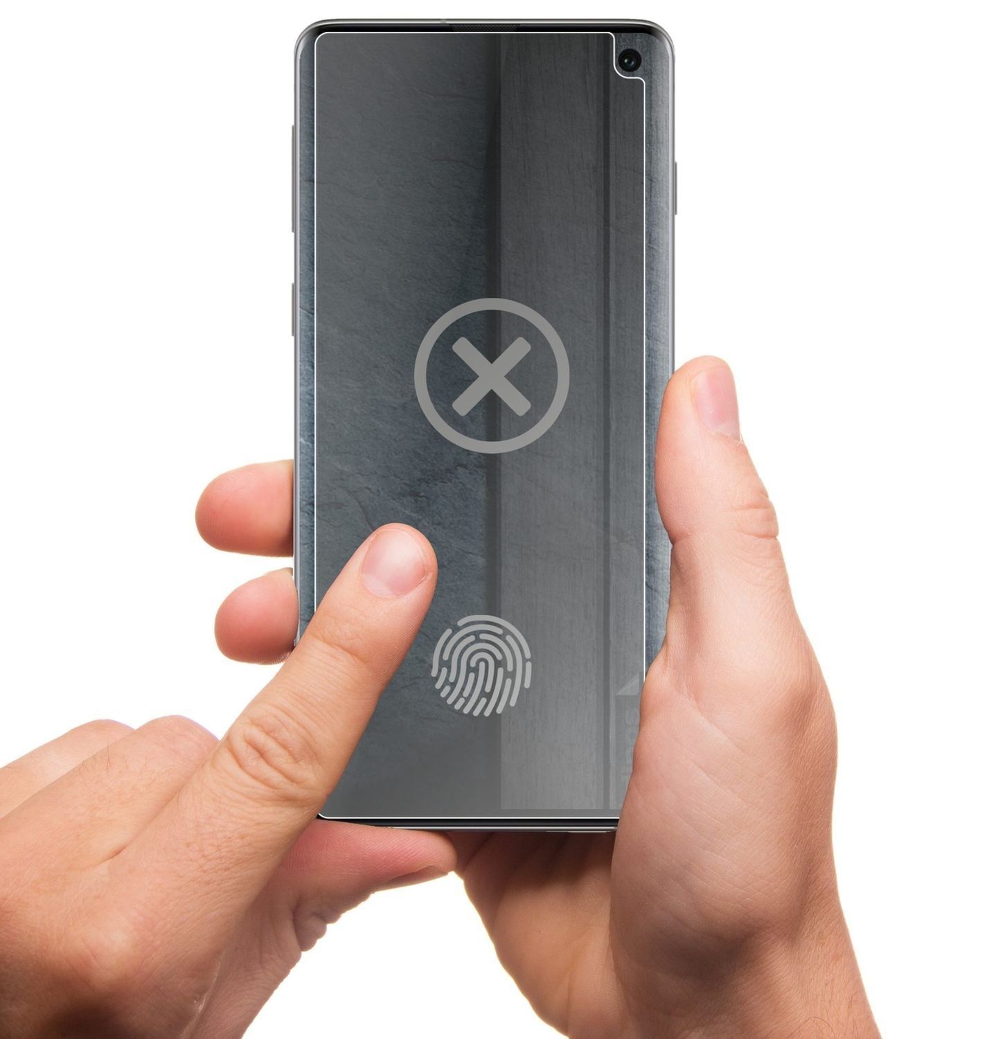 Blickschutzfolie für Samsung Galaxy S10 matt Schut (2)