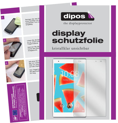 2x Schutzfolie klar für Lenovo Tab 4 8 Plus Displa (1)