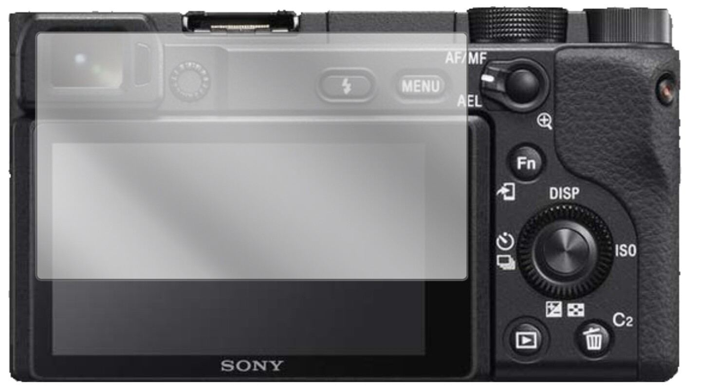2x Schutzfolie klar für Sony Alpha 6400 Display-Sc (2)