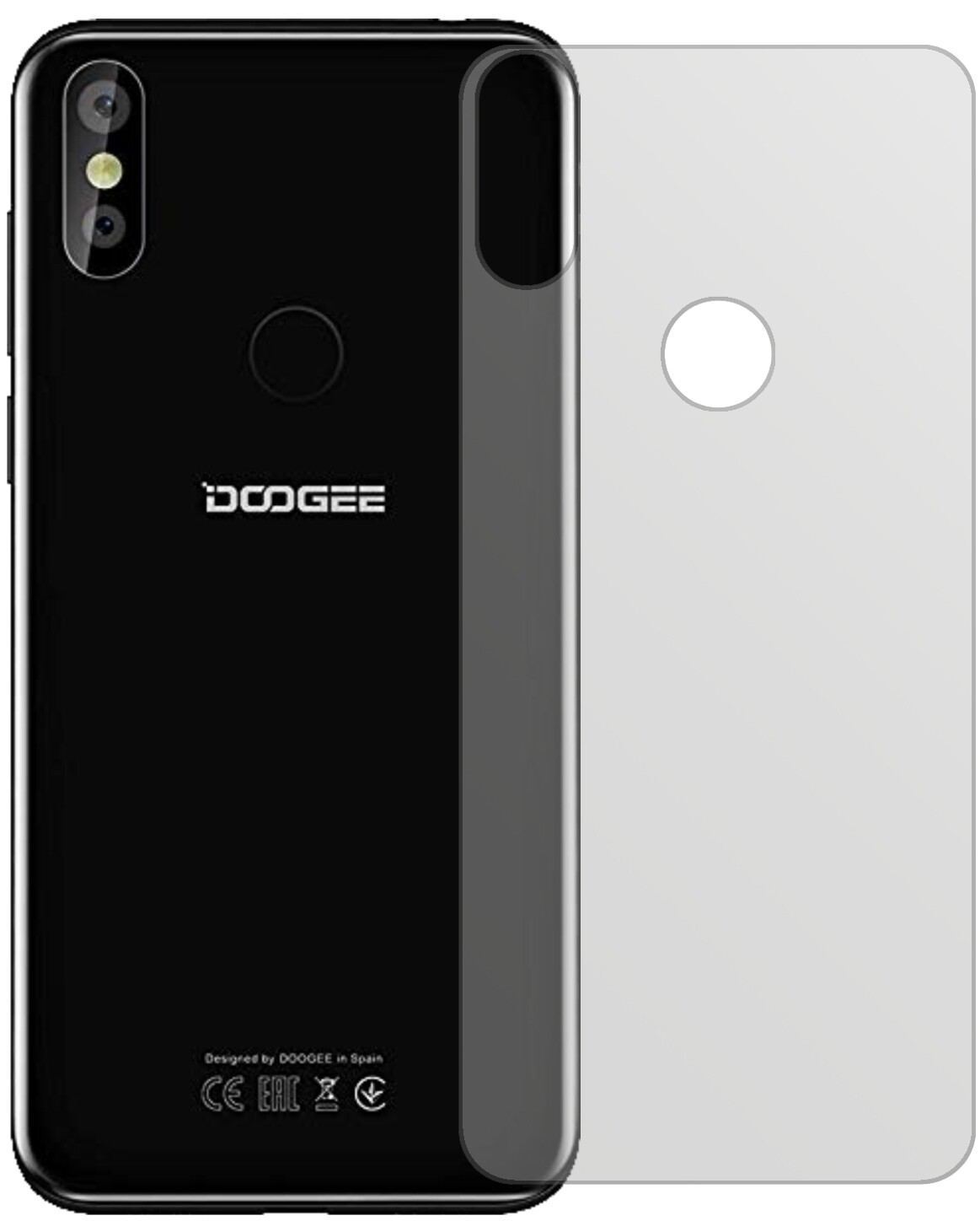 6x Schutzfolie matt für Doogee Y8 Rückseite Displa (2)