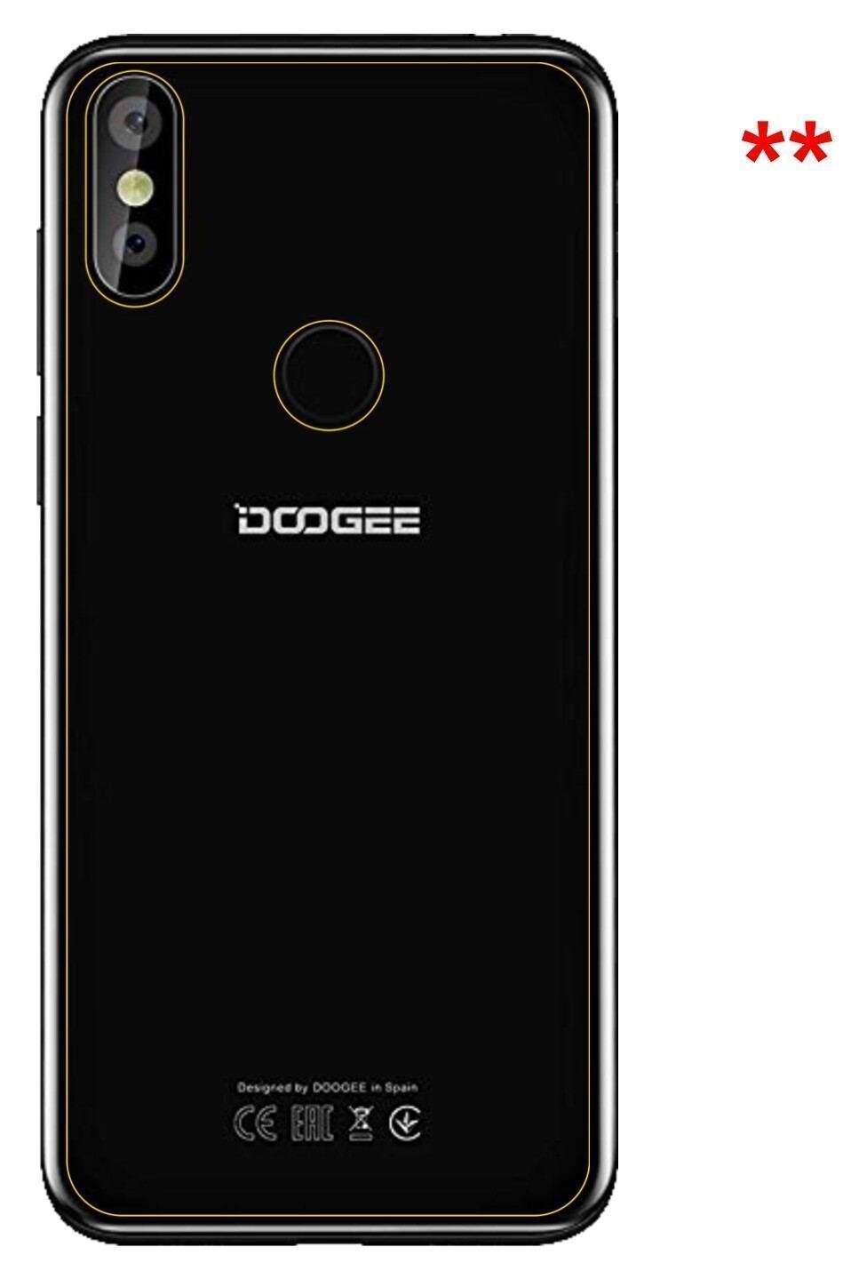 6x Schutzfolie matt für Doogee Y8 Rückseite Displa (6)