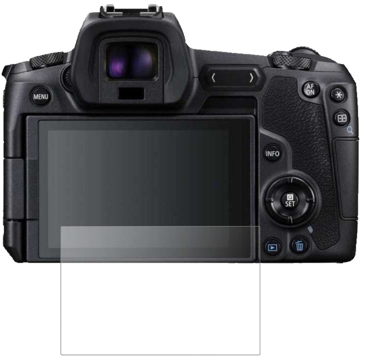 1x 9H Schutzfolie matt für Canon EOS R Panzerfolie (1)