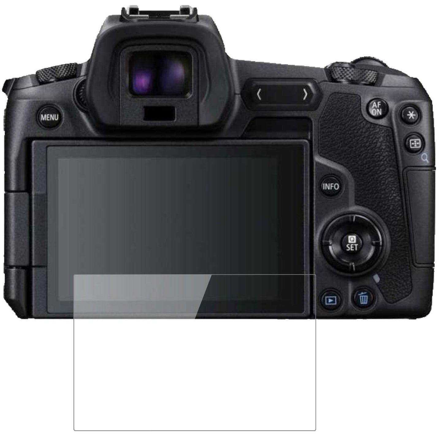 2x 9H Schutzfolie für Canon EOS R Panzerfolie (2)