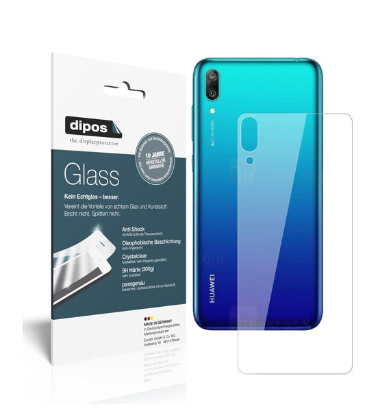 2x 9H Schutzfolie für Huawei Y7 Pro (2019) Rücksei (1)