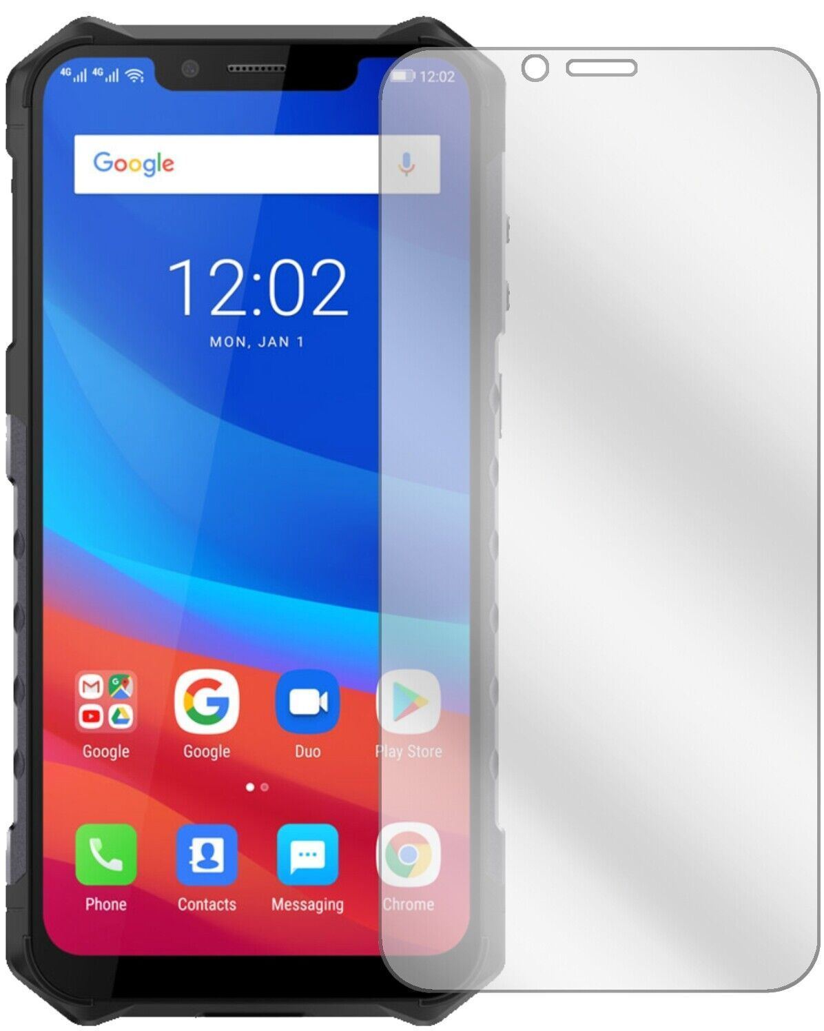 5x Schutzfolie klar für Ulefone Armor 6 Display-Sc (1)