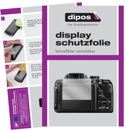 1x Schutzfolie klar für Nikon Coolpix B600 Display (2)