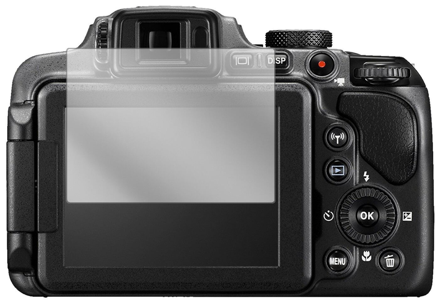 2x Schutzfolie klar für Nikon Coolpix B600 Display (2)