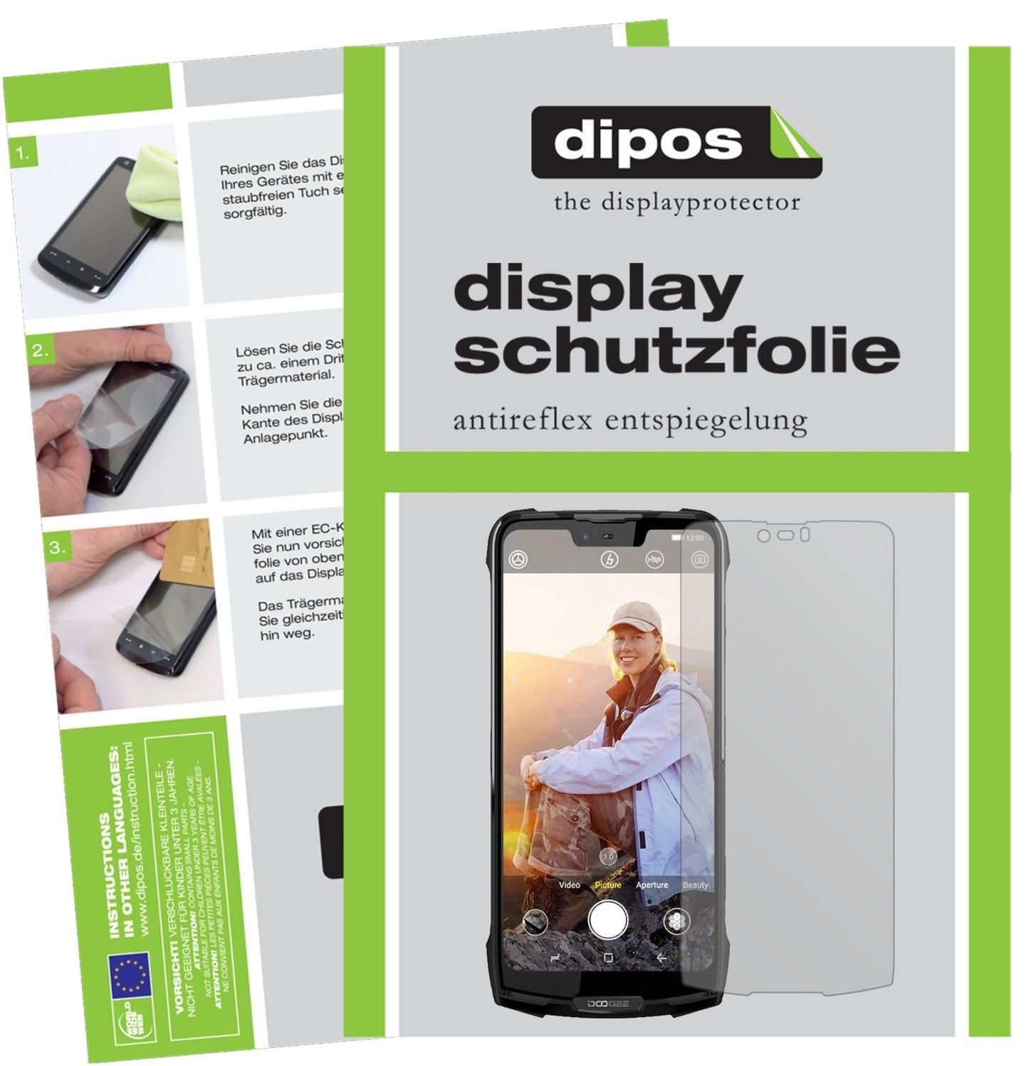6x Schutzfolie matt für Doogee S90 Display-Schutzf (1)
