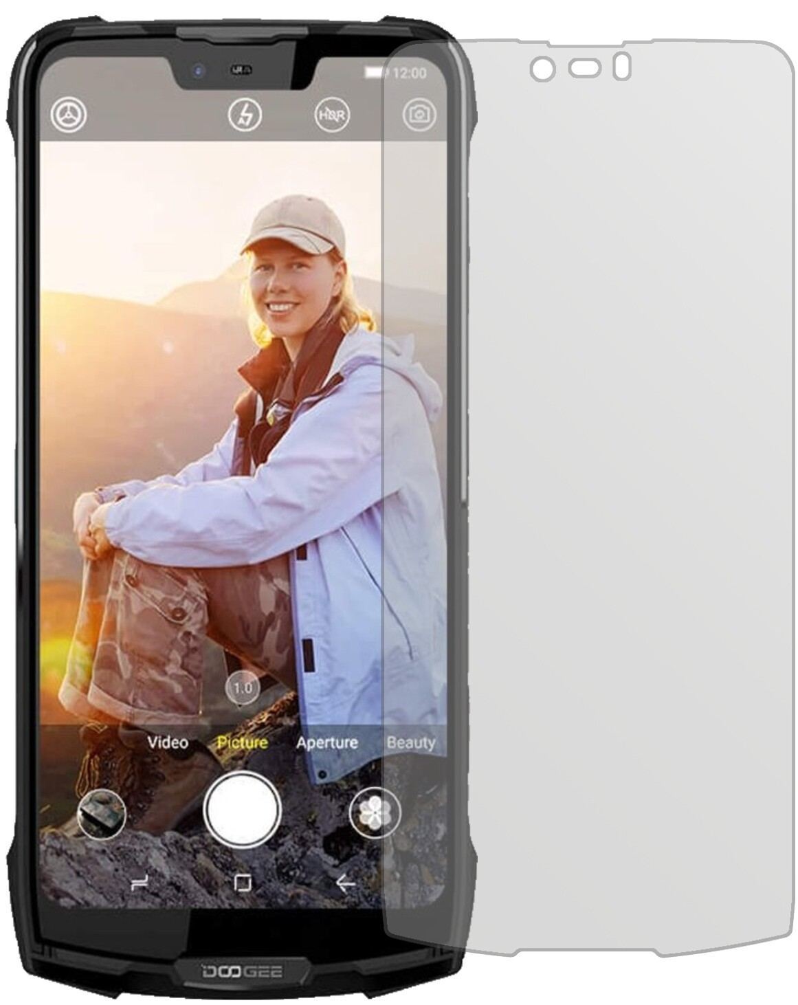 6x Schutzfolie matt für Doogee S90 Display-Schutzf (2)