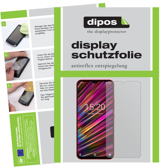 2x Schutzfolie matt für Umidigi F1 Display-Schutzf (1)