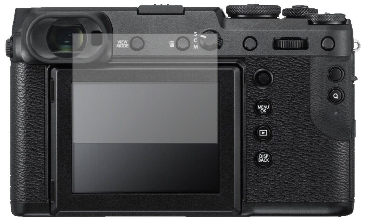 1x Schutzfolie matt für Fujifilm GFX 50R Display-S (1)