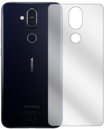 1x Schutzfolie klar für Nokia 8.1 Rückseite Displa (1)