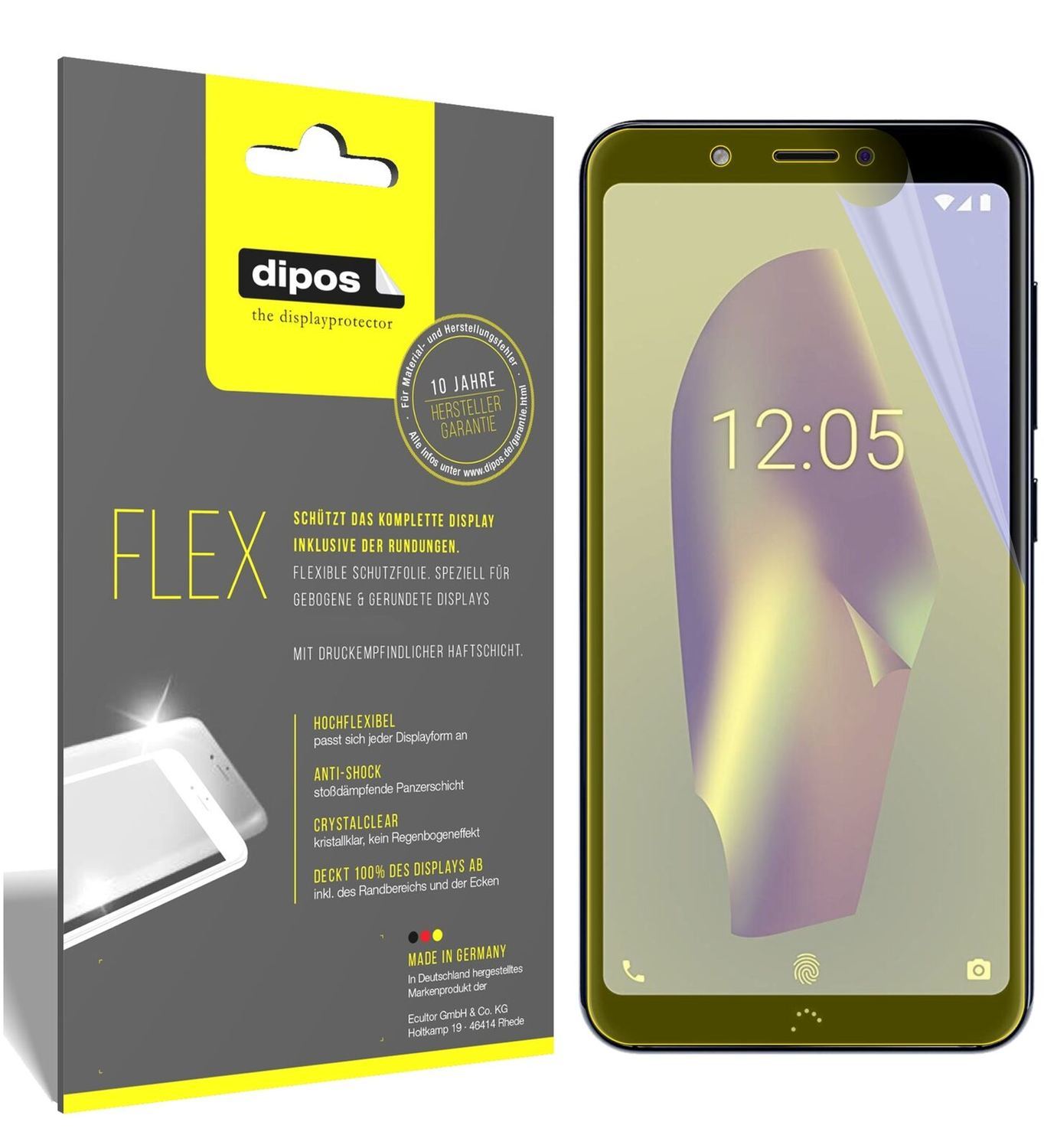 1x 3D Full Cover Schutzfolie für BQ Aquaris C (2)
