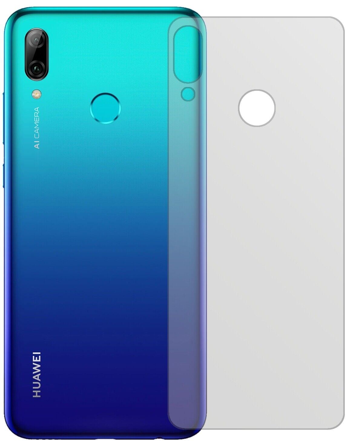 1x Schutzfolie matt für Huawei P Smart (2019) Rück (1)