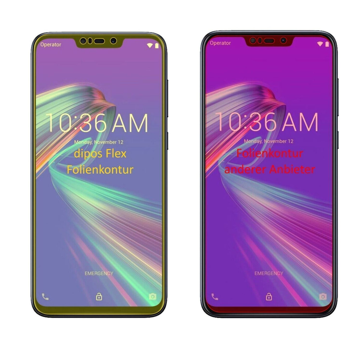 1x 3D Full Cover Schutzfolie für Asus ZenFone Max  (1)