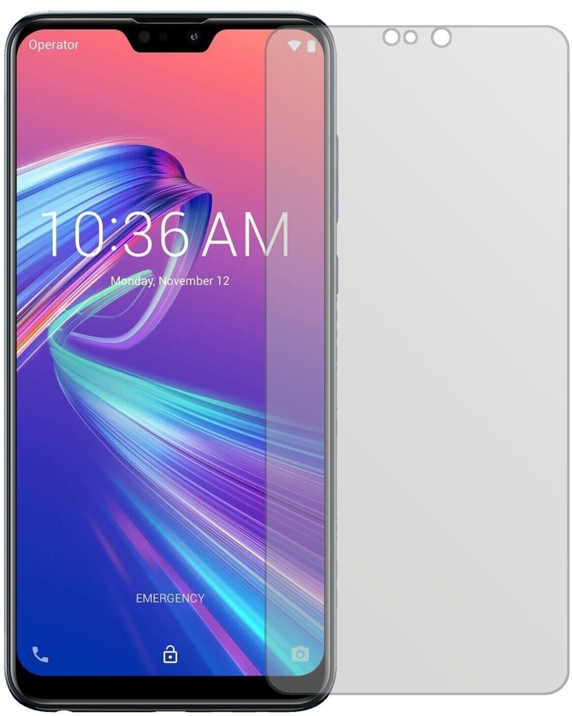 5x Schutzfolie matt für Asus ZenFone Max Pro (M2)  (1)