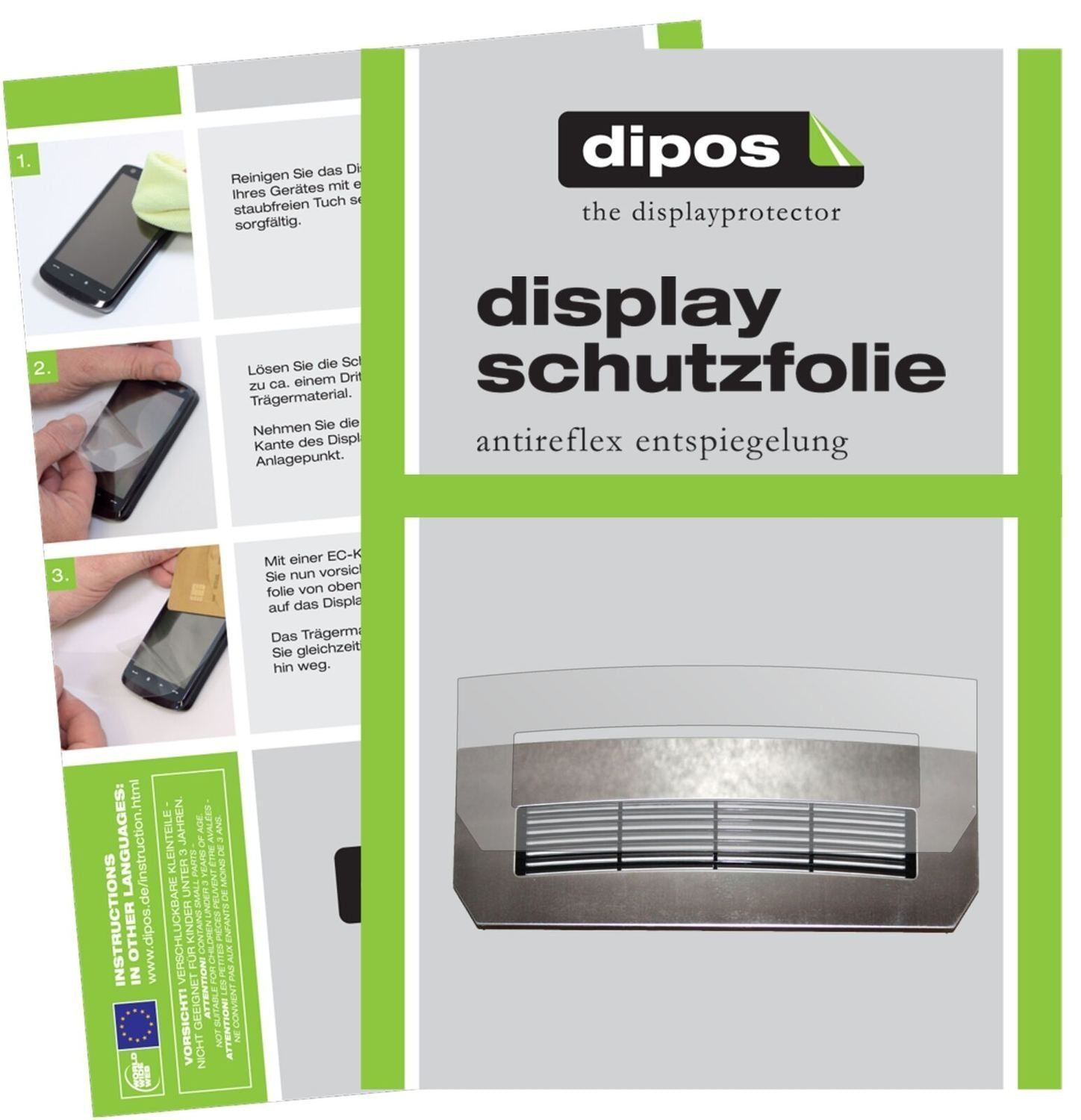 1x Schutzfolie matt für Jura Z9 Tropfblech Display (2)