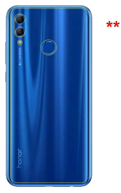 5x Schutzfolie klar für Honor 10 Lite Rückseite Di (5)