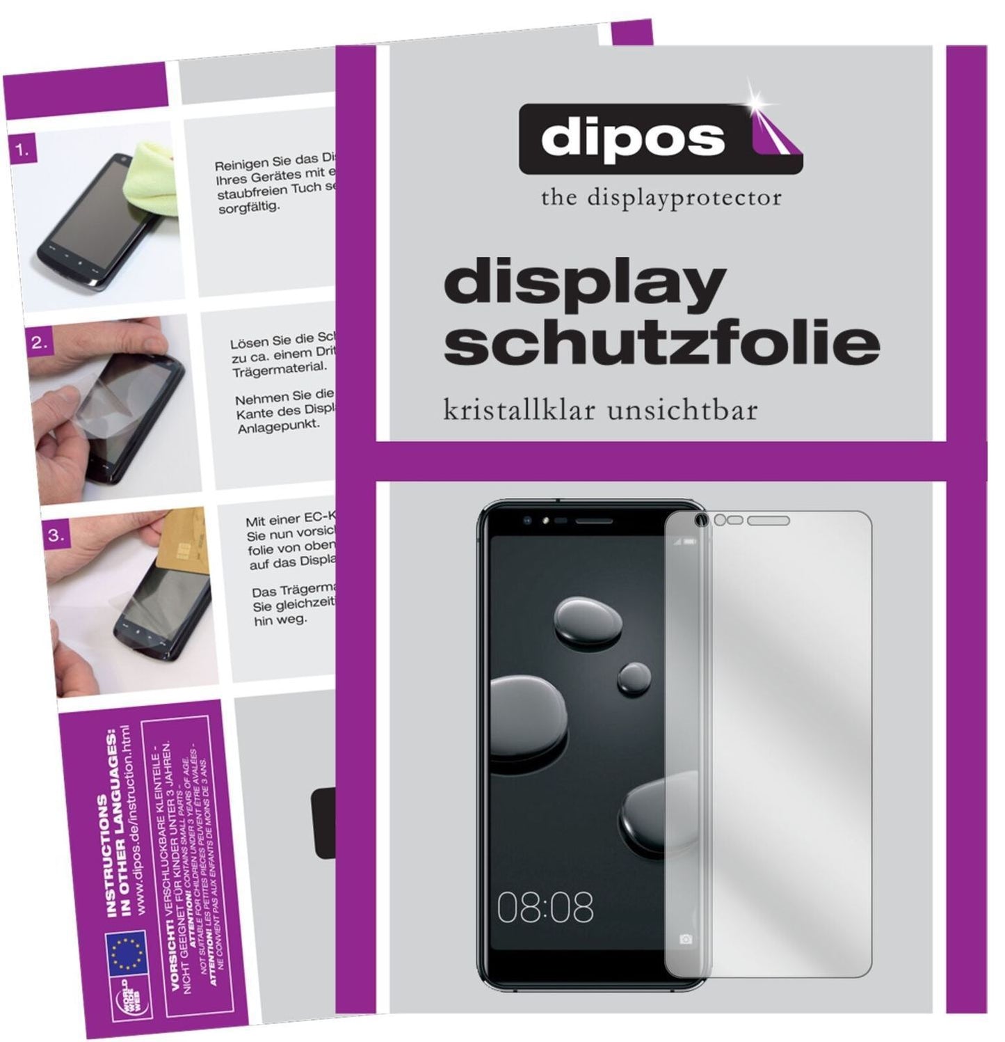 1x Schutzfolie klar für Haier P10 Display-Schutzfo (2)