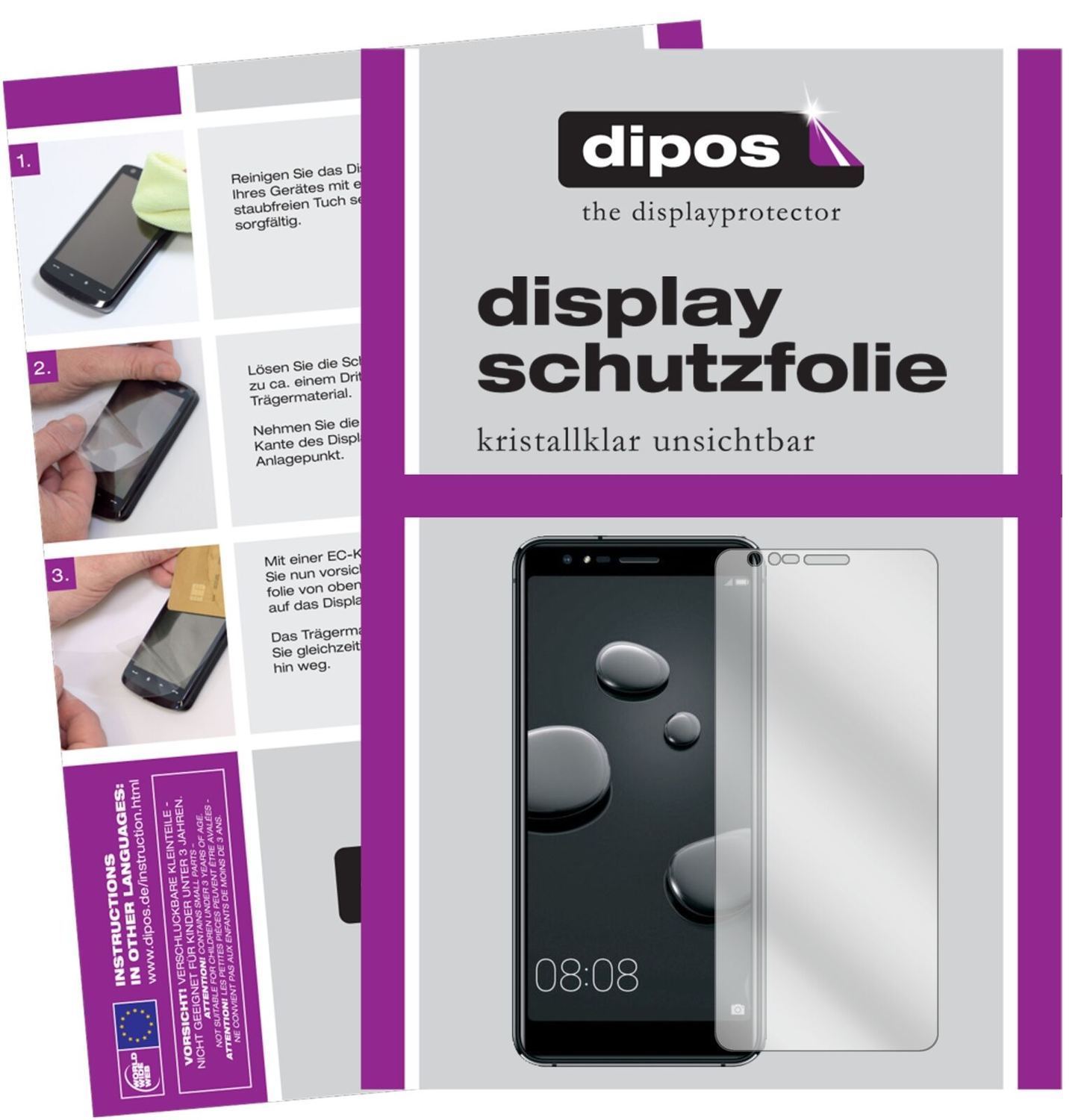 1x Schutzfolie klar für Haier P10 Display-Schutzfo (2)